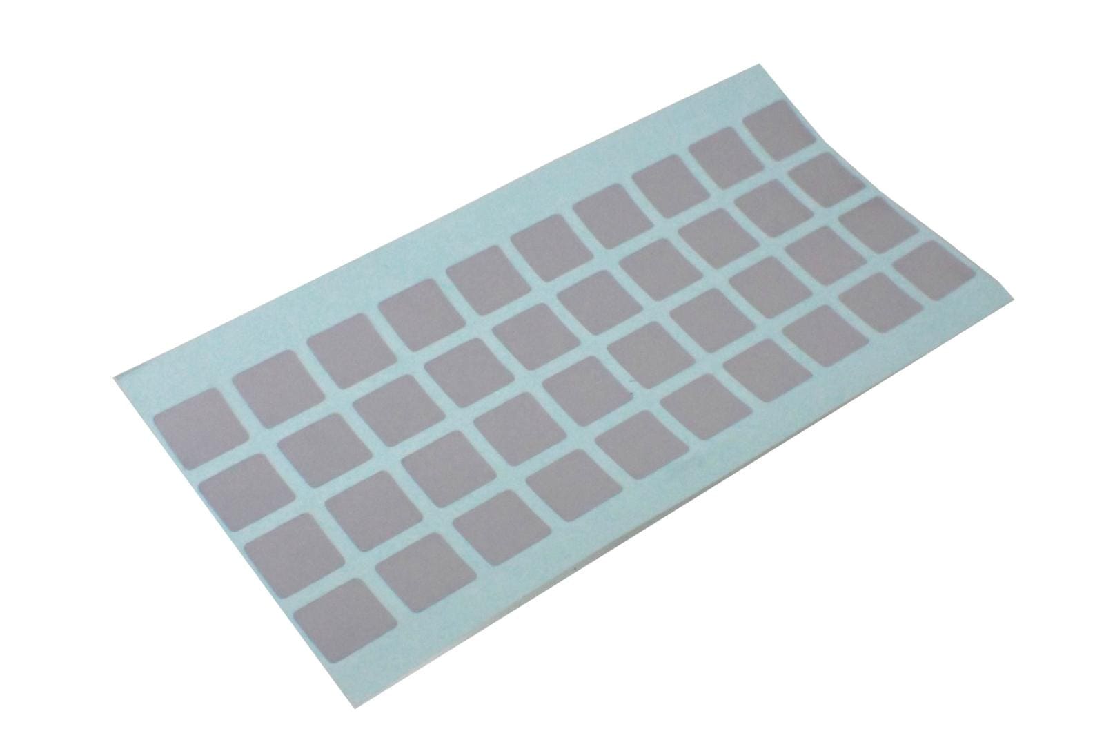 Buhieen.com EPROM UVEPROM ROMシール 遮光ラベル 紫外線 消去防止 12mm×12mm 1シート 40個分 弱粘 BU-ROM-1.2-40-J (40個セット)
