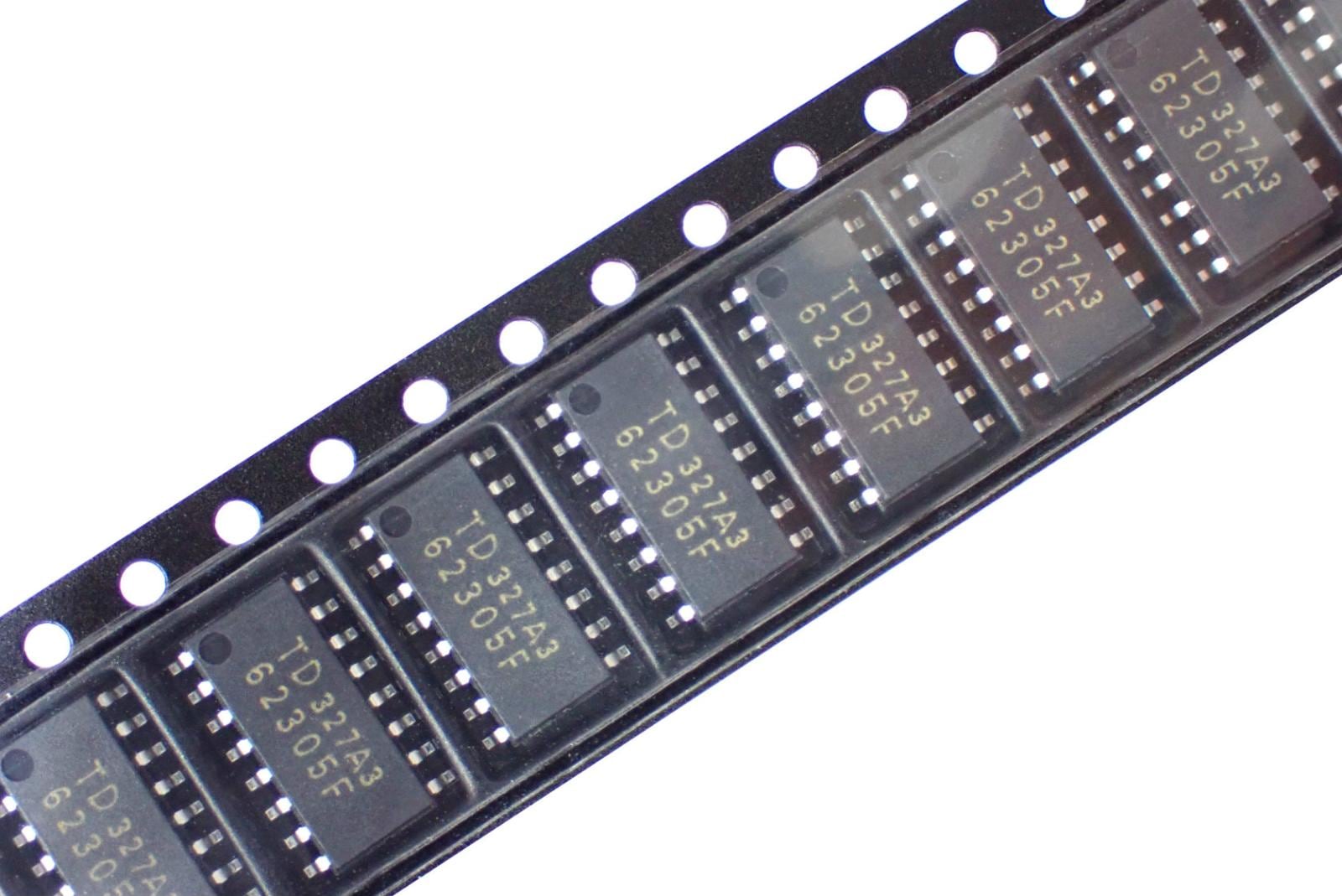 TOSHIBA 7CH ローアクティブ ダーリントン シンク ドライバ トランジスタ アレイ TD62305F (EL) (2個セット)