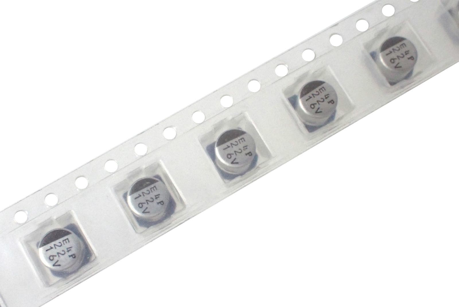 NICHICON SMD 面実装 アルミニウム 電解コンデンサ 16V 22uF 105℃ UWT1C220MCL1GB (5個セット)