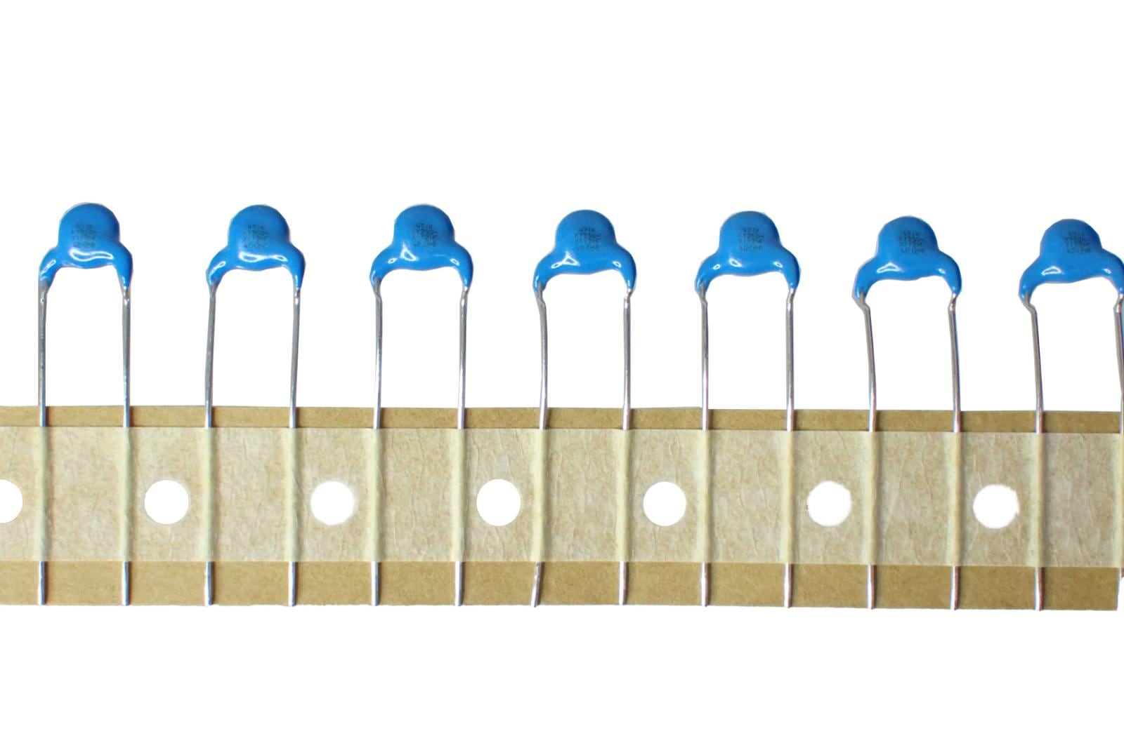 MURATA ラジアルリード セラミックコンデンサ 250V 470pF DE2B3KY471KN3AM02F (5個セット)