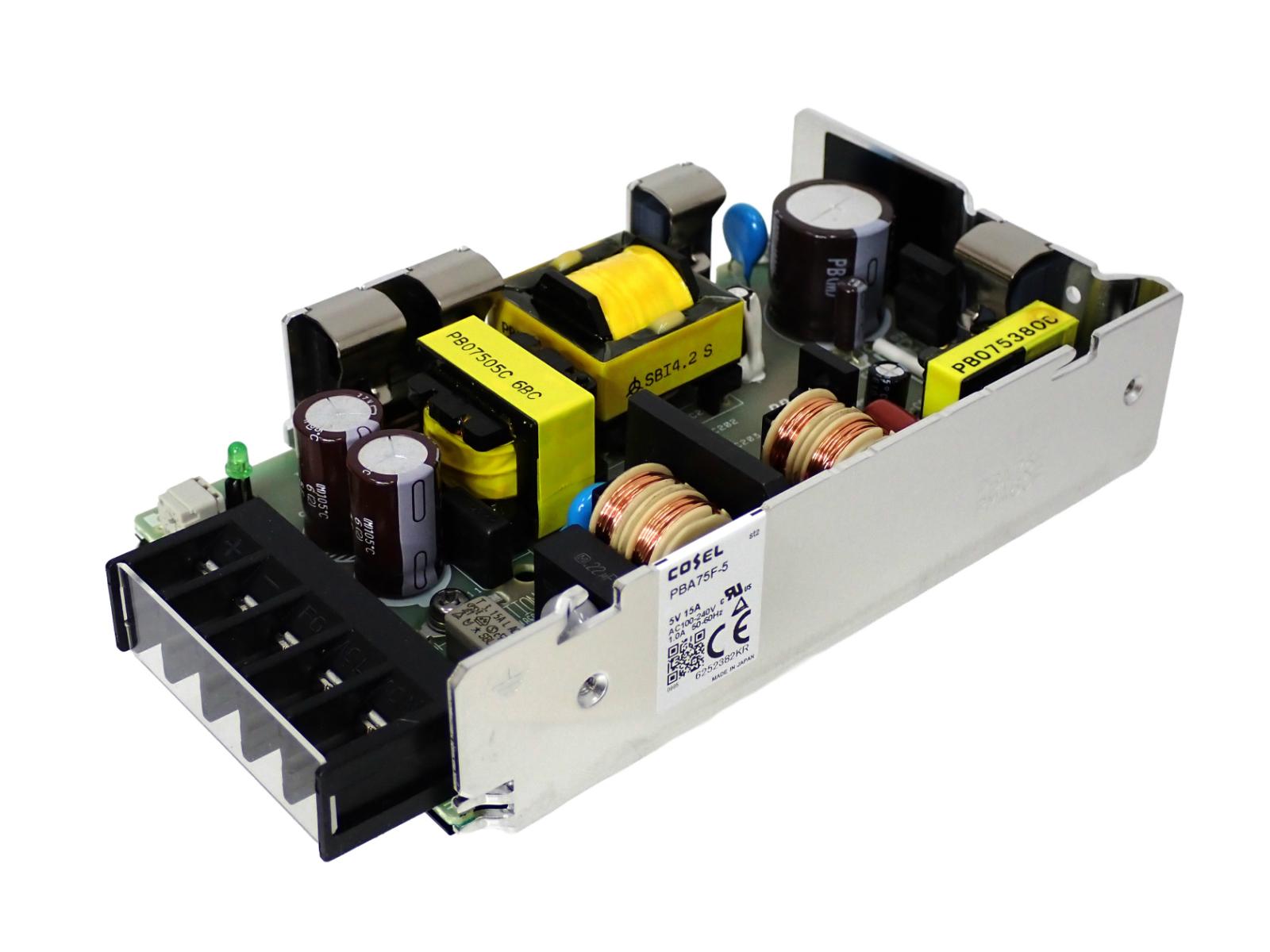 COSEL スイッチング電源 AC-DCコンバータ 5V 75W PBA75F-5