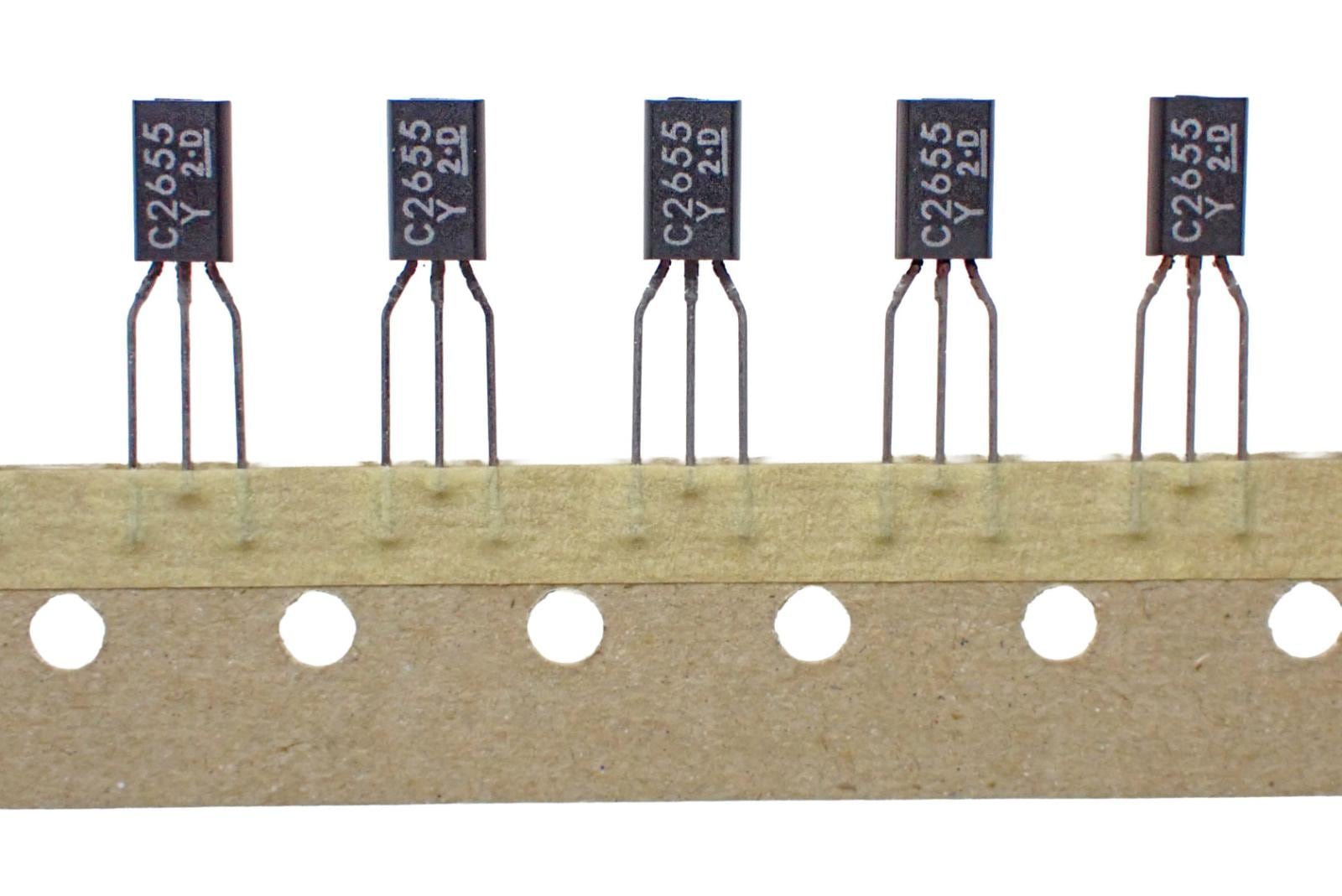 TOSHIBA シリコン NPN エピタキシャル形 トランジスタ 50V 2A 2SC2655-Y (TPE6,F) (5個セット)