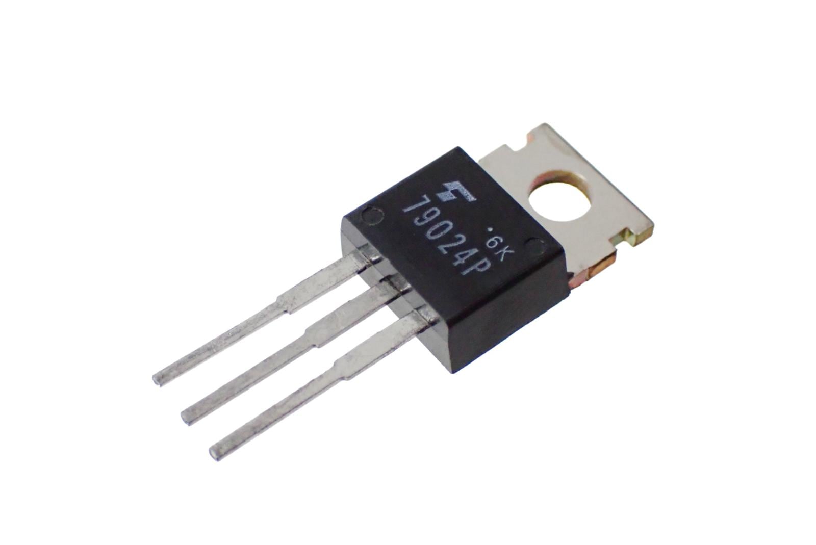 TOSHIBA 三端子 レギュレータ 24V 1A TA79024P (2個セット)