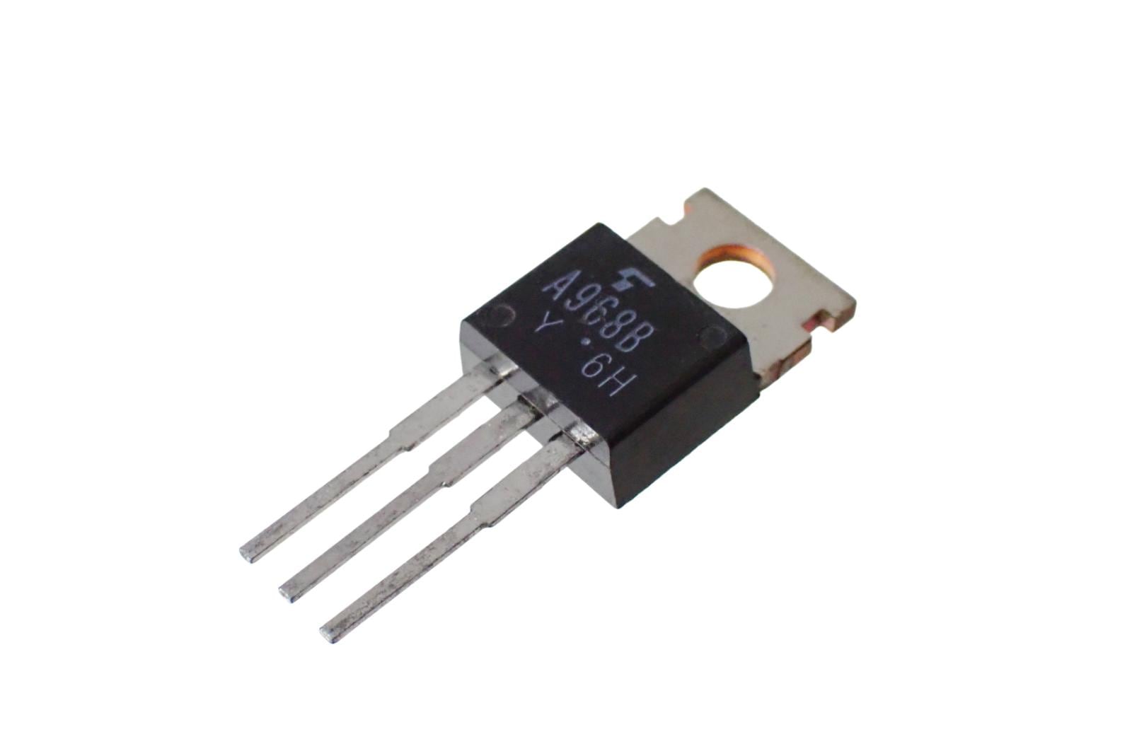 TOSHIBA アンプ用 シリコンNチャネル FET トランジスタ -200V -1.5A 2SA968B -Y (2個セット)