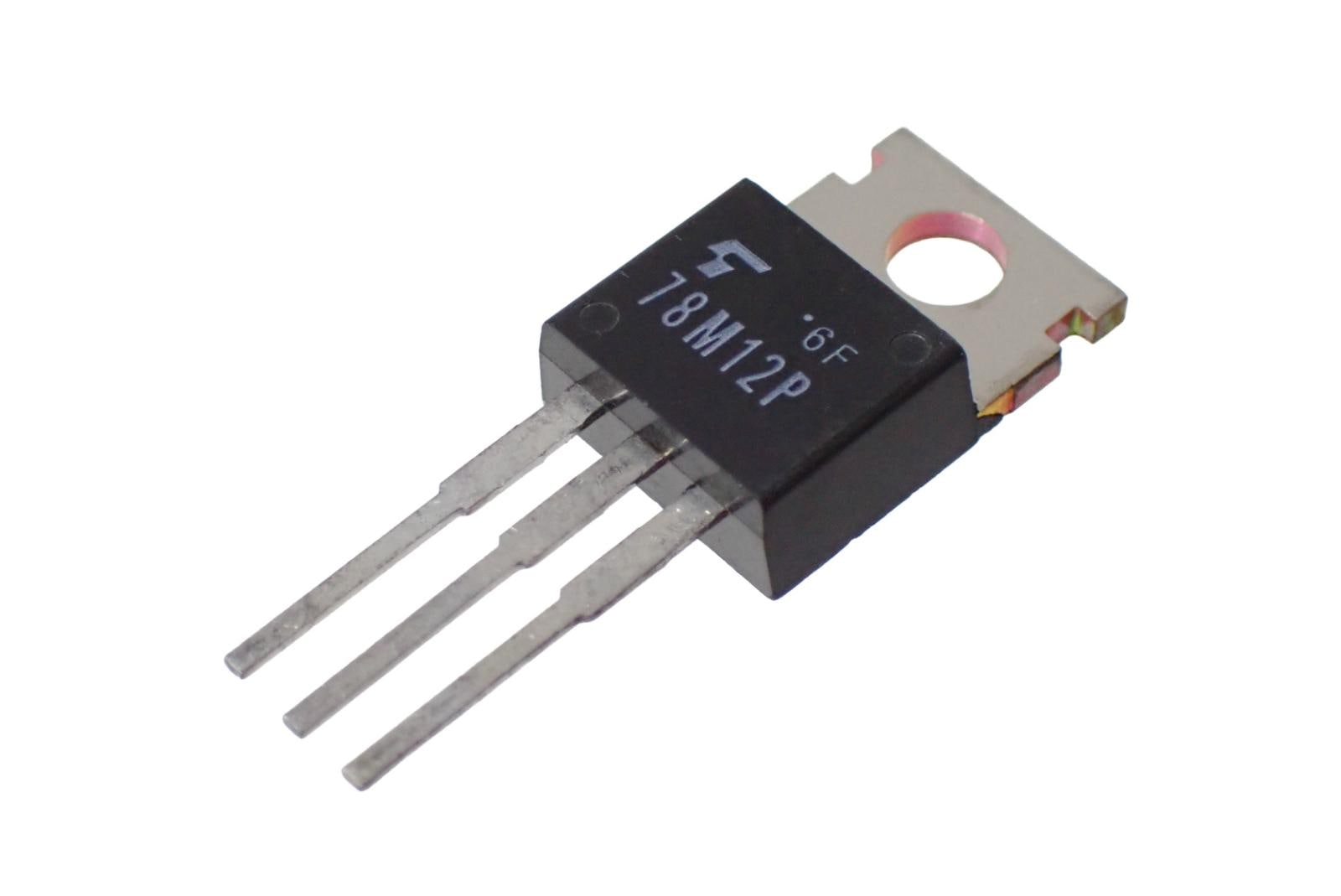 TOSHIBA 三端子 レギュレータ 12V 0.5A TA78M12P (2個セット)