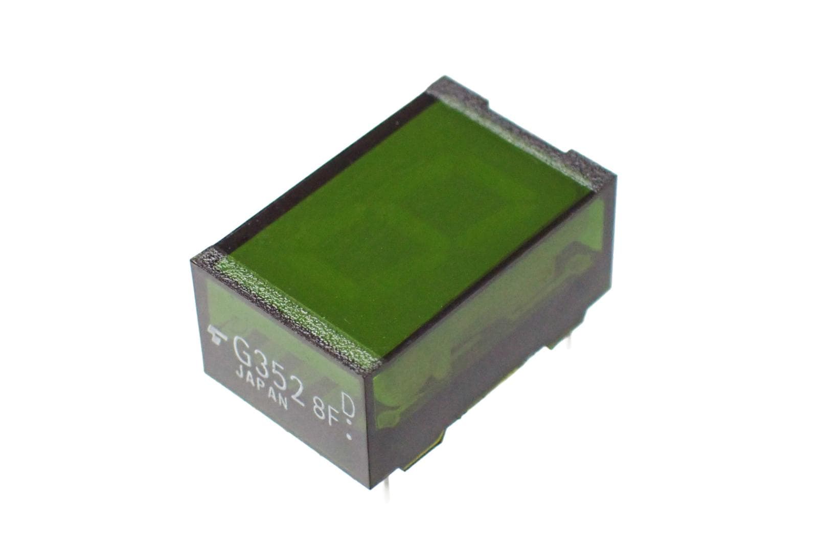 TOSHIBA 7セグ LED 数字表示器 緑色 GREEN 12.7mm TLG352 (2個セット)