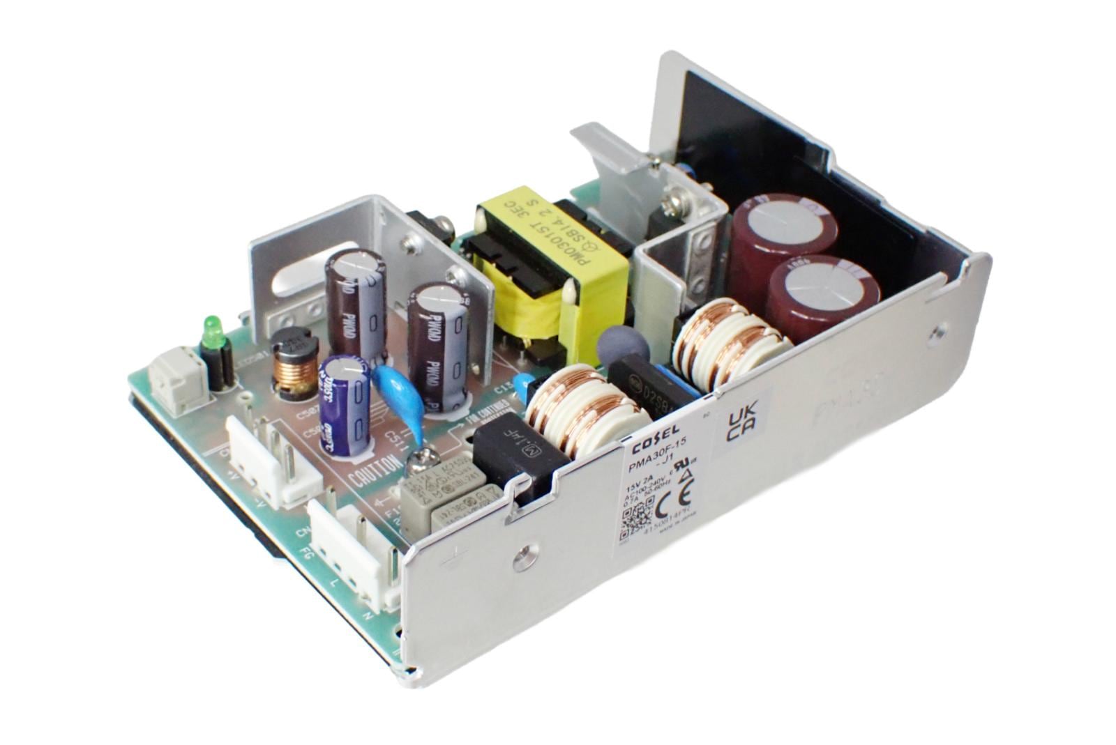 COSEL スイッチング電源 AC / DC コンバータ コネクタ仕様 30W 15V 2A PMA30F-15-J1