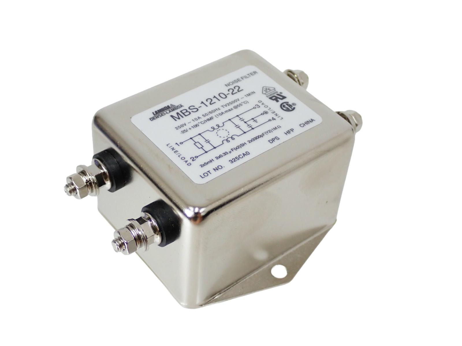 NEMIC LAMBDA MBS-1330-33 ノイズフィルター TDK LAMBDA 電源ライン用 EMCフィルタ ノイズフィルタ 250A 10A MBS