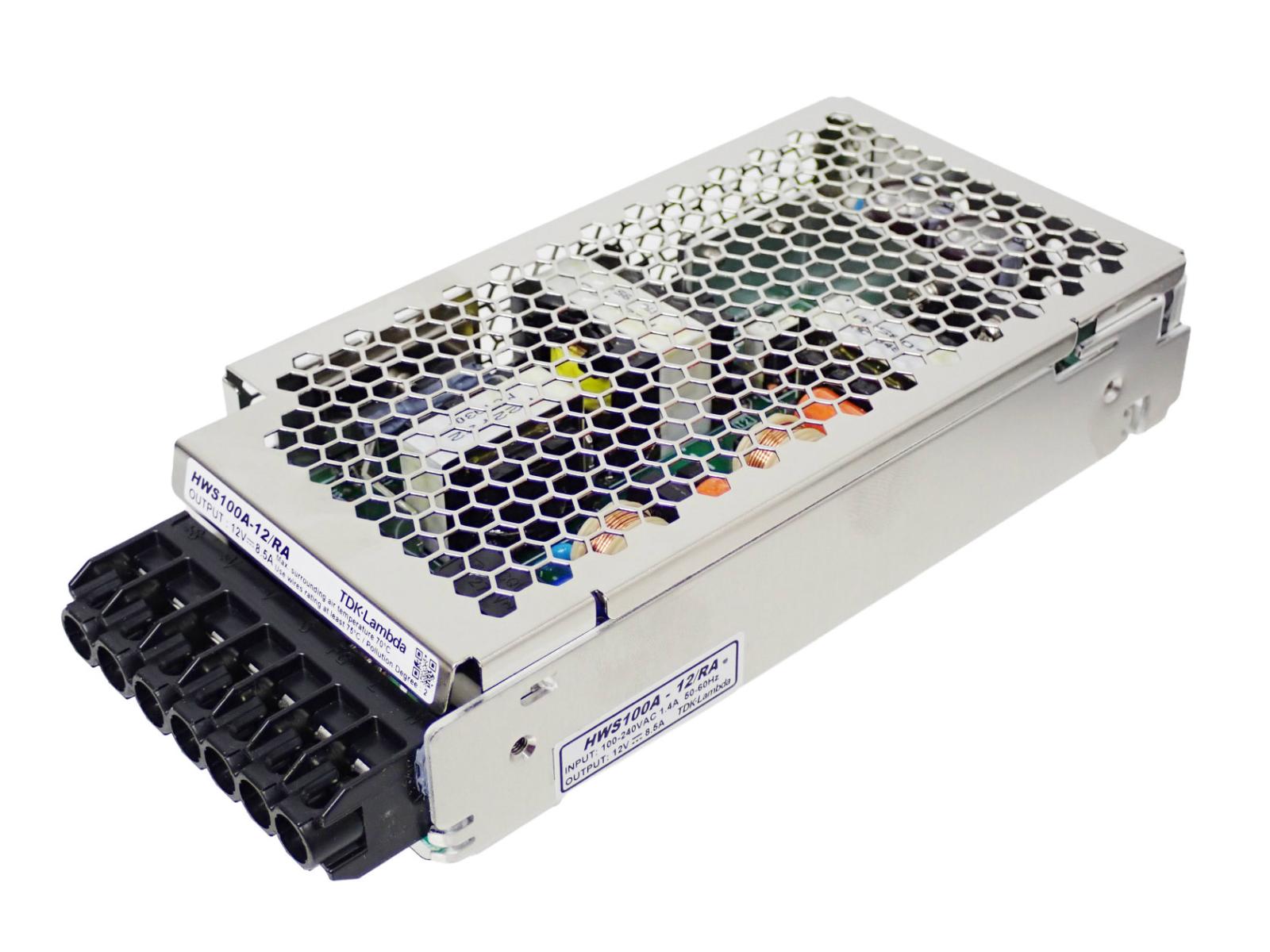 TDK LAMBDA AC入力電源 スイッチング電源 AC / DC コンバータ 102W 12V 8.5A リモートON / OFF コントロール カバー付 HWS100A-12/RA