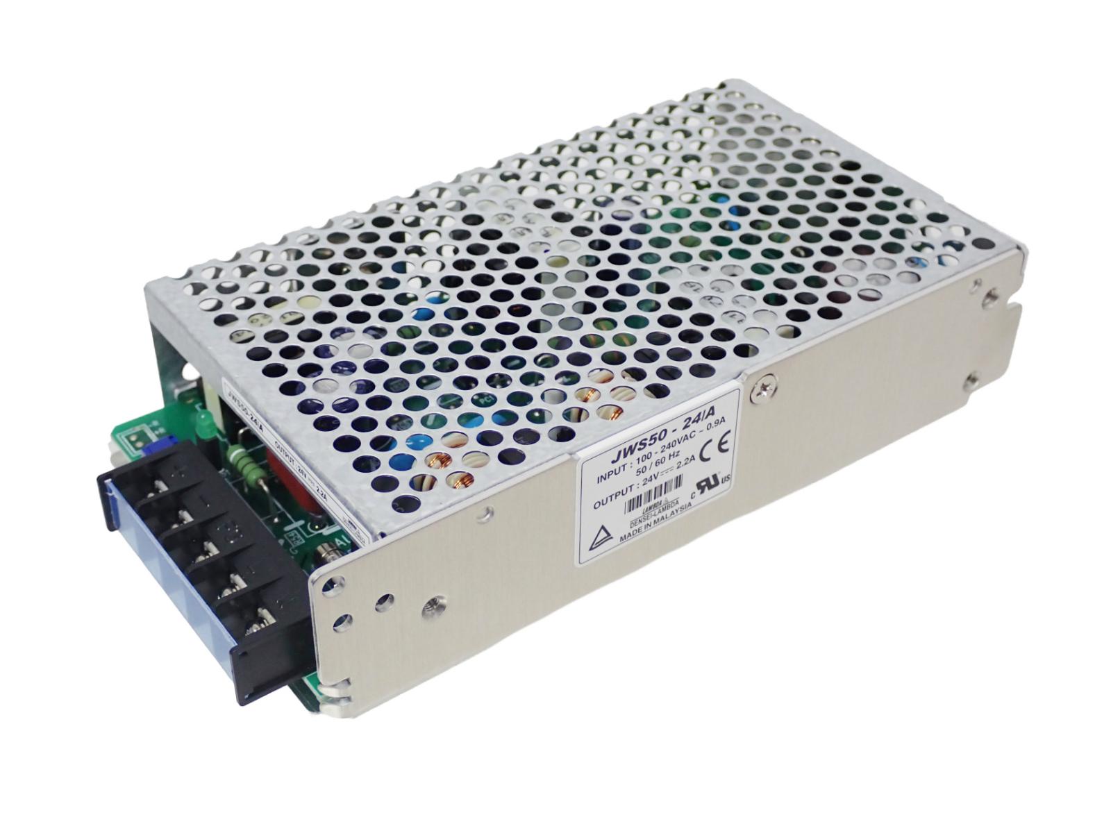 TDK LAMBDA AC入力電源 AC / DC コンバータ スイッチング電源 50W 24V 2.2A カバー付き JWS50-24/A