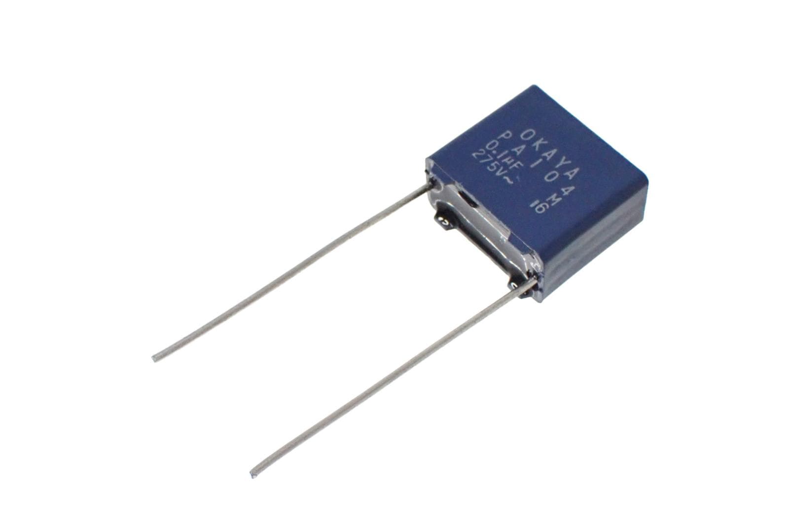 OKAYA ノイズサプレッションキャパシタ 275V ac 0.1μF PA104-L (2個セット)