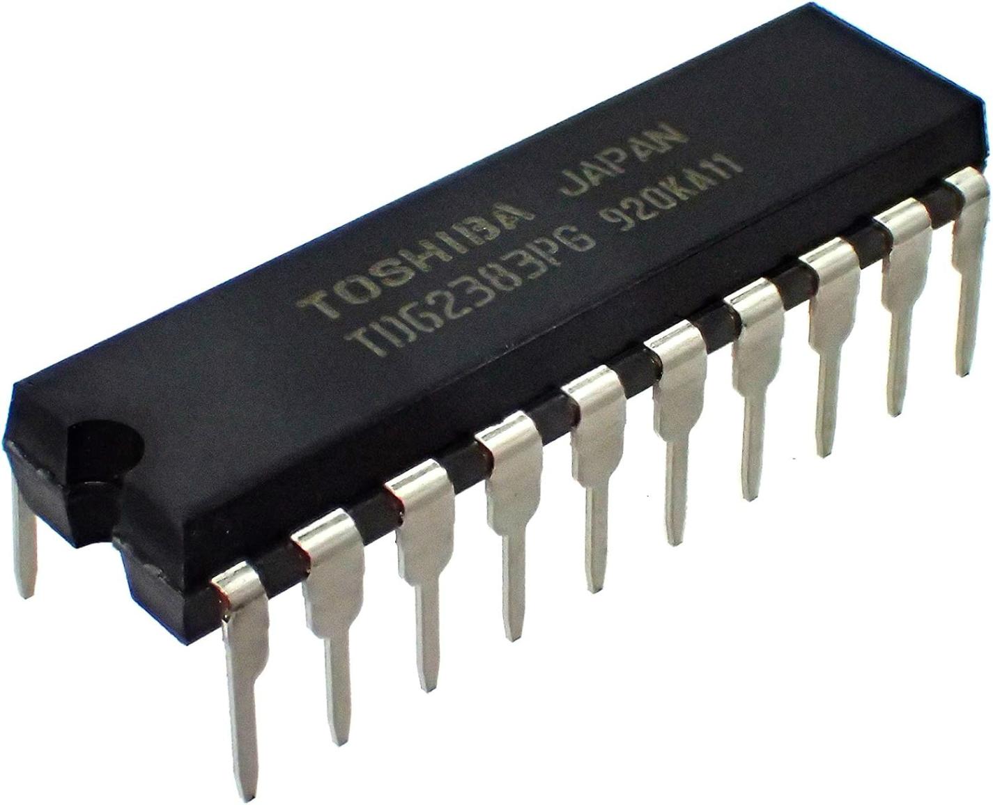 TOSHIBA 8ch Low Input Active Sink Driver トランジスタアレイ TD62383PG (5個セット)