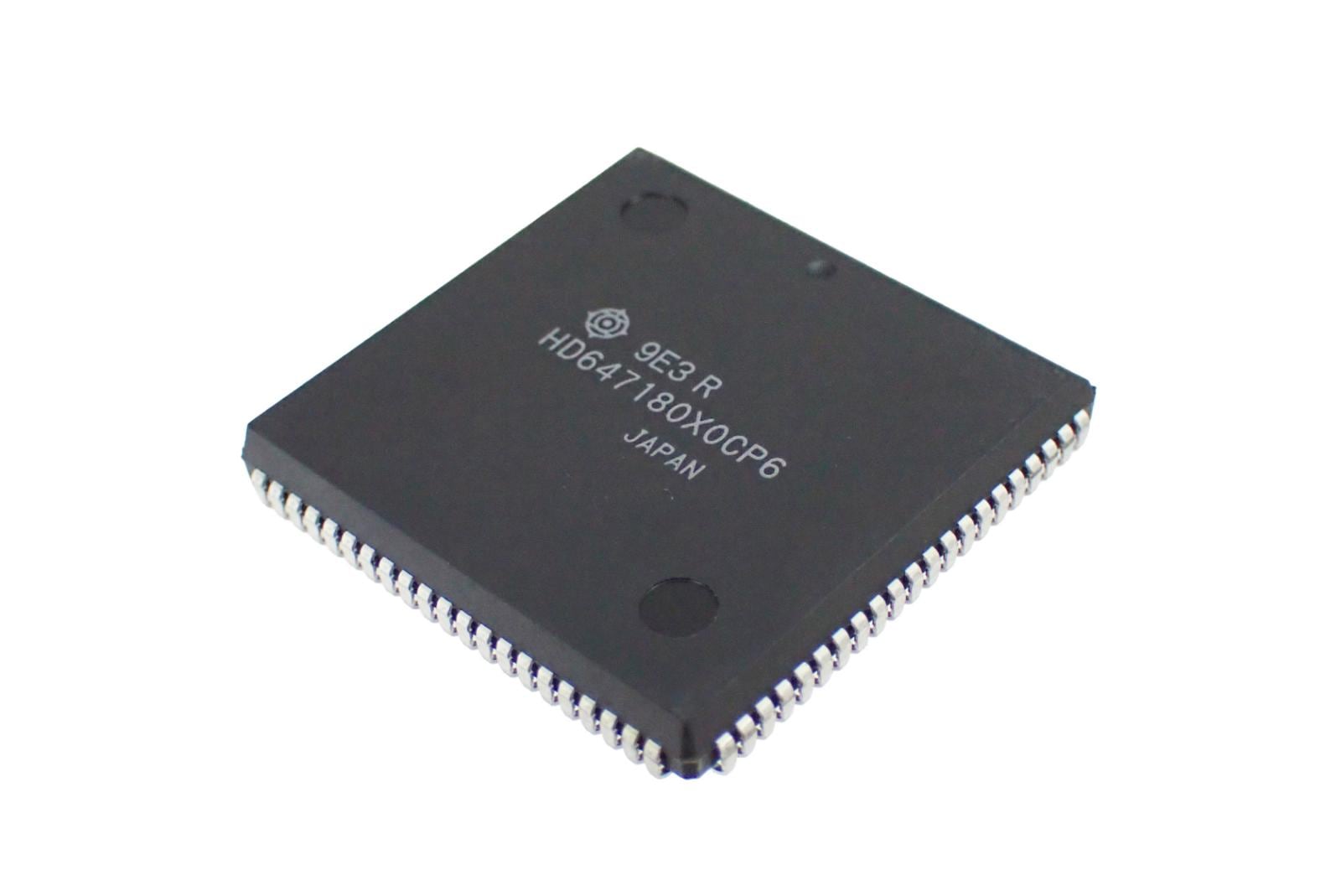 HITACHI Z80 Z180 互換 8ビット マイクロコントローラ PLCC-84 内蔵PROM 16KB アーケードゲーム基板 修理 保守部品 HD647180XRCP6