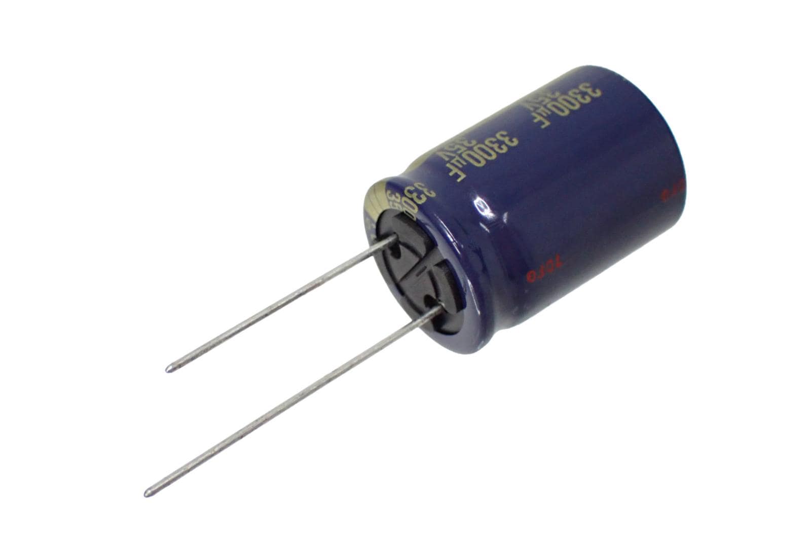 Panasonic ラジアルリード アルミ 電解コンデンサ 35V 3300uF 105° EEUFK1V332S (2個セット)