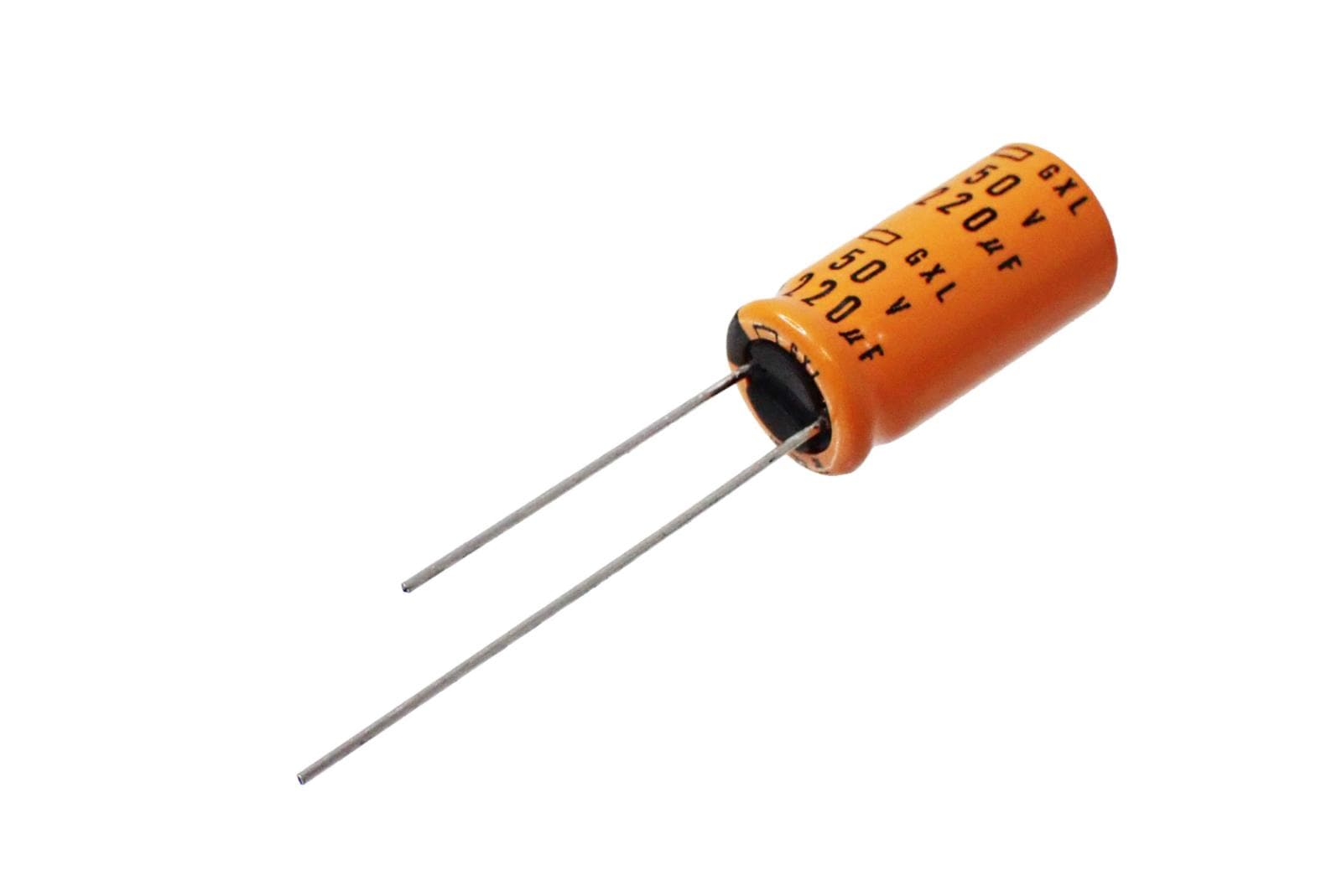 NIPPON CHEMI CON ラジアルリード アルミ 電解コンデンサ 高温度 長寿命 50V 220uF 125° EGXL500ELL221MJ20S (2個セット)