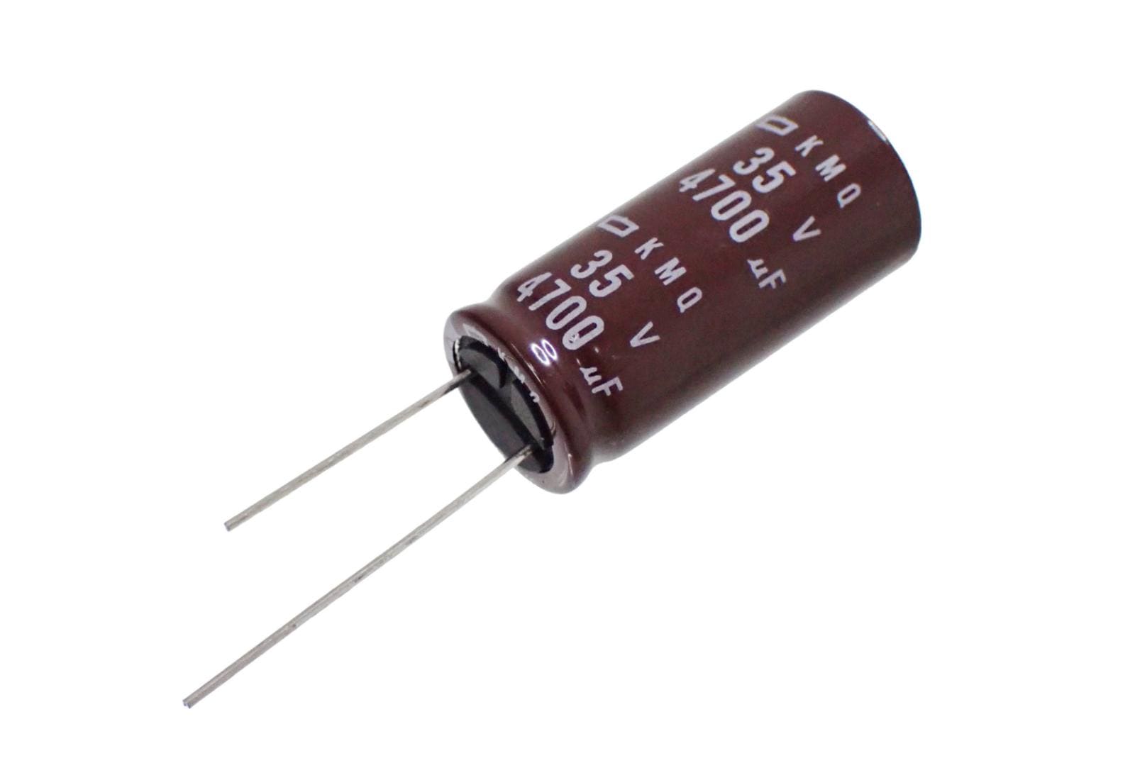 NIPPON CHEMI CON ラジアルリード アルミ 電解コンデンサ 35V 4700uF 105° EKMQ350ELL472MLP1S