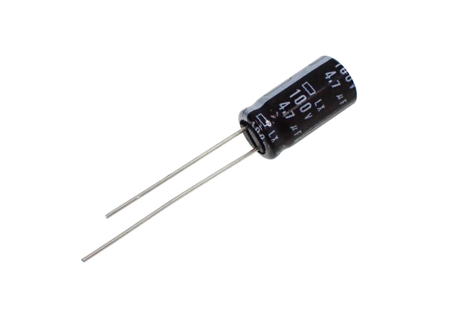 NIPPON CHEMI CON ラジアルリード アルミ 電解コンデンサ 100V 4.7uF 105° ELX-101ELL4R7MH15N (5個セット)