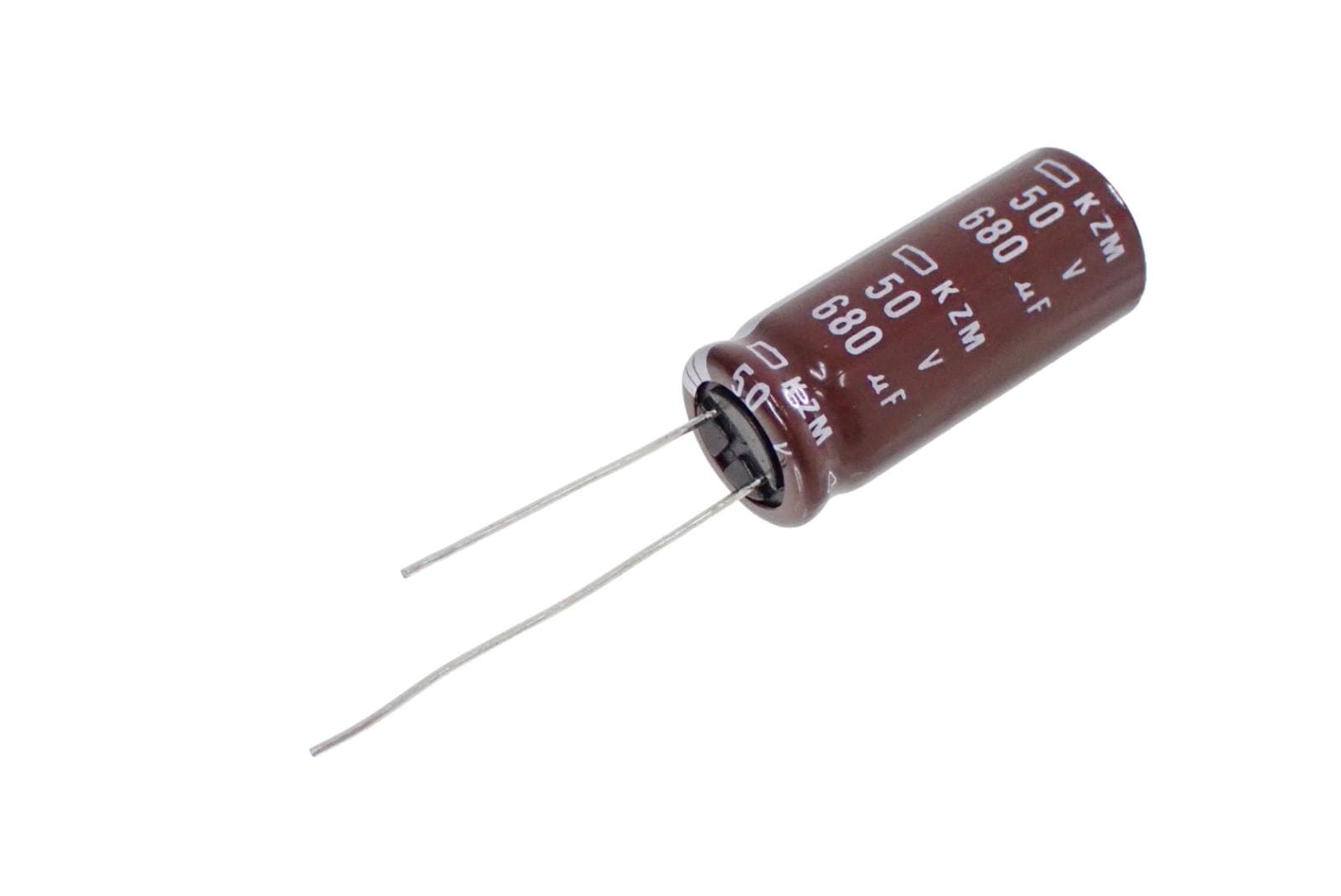 NIPPON CHEMI CON ラジアルリード アルミ 電解コンデンサ 50V 680uF 105° EKZM500ELL681MK30S (2個セット)