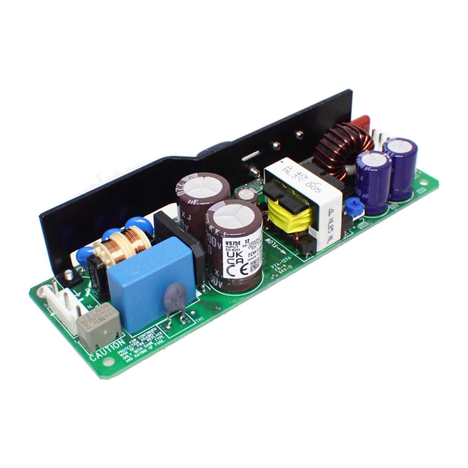 TDK LAMBDA AC / DC スイッチング 電源 基板型 75.6W 12V 6.3A 単相入力 VS75E-12
