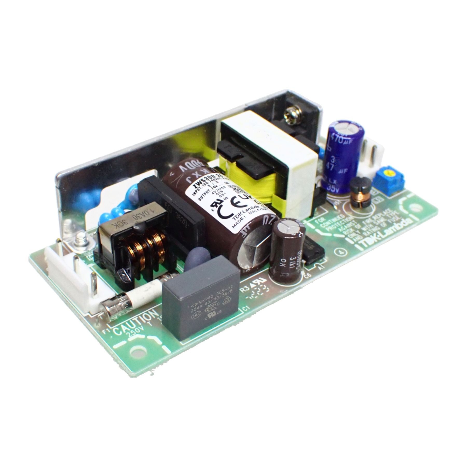 TDK LAMBDA AC / DC スイッチング 電源 基板型 31.2W 24V 1.3A 単相入力 ZWS30B-24