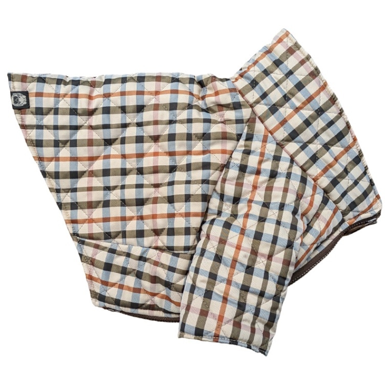 バーバリーチェックのキルティングコート【メール便不可