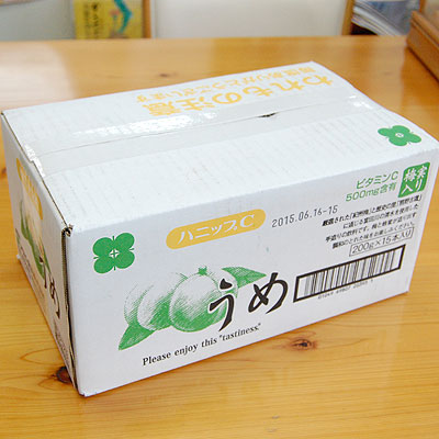 紀州産 ハニップCうめ（200g×15本入）<br>りんご果汁とハチミツ
