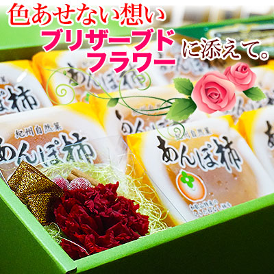 無添加 干し柿 紀州自然菓「あんぽ柿」11個 ＆ 国産プリザーブド