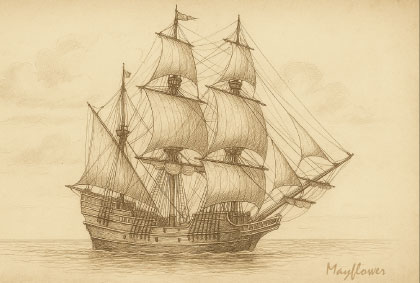 Q004 メイフラワー号