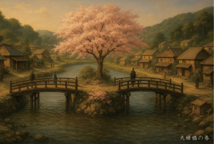 Y01　夫婦橋の春