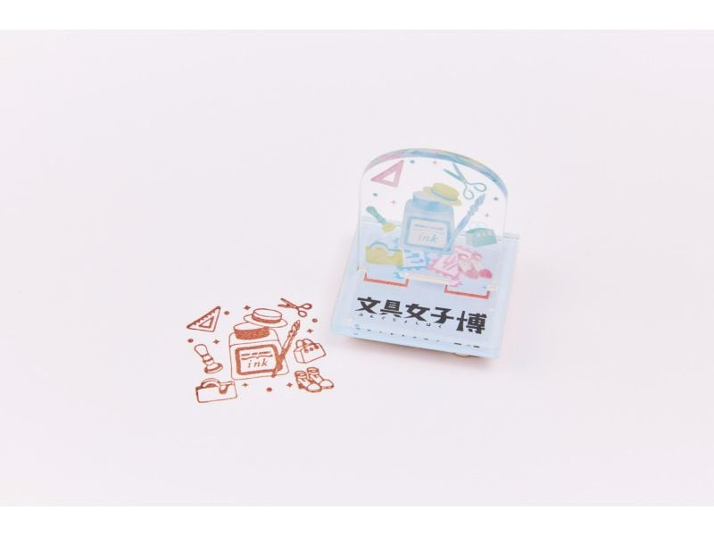 文具女子博オリジナルスタンドスタンプ インクデザイン