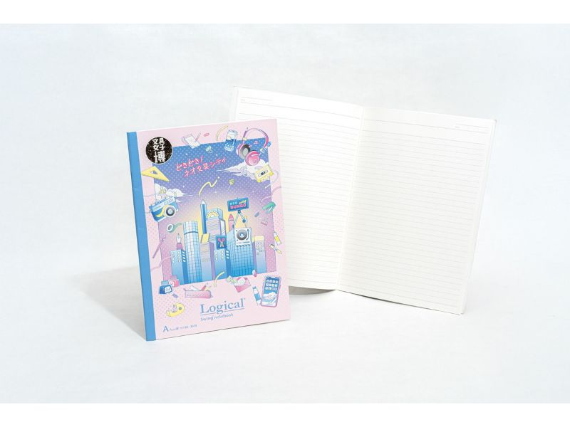 文具女子博オリジナルロジカルノート ネオ文具シティ柄