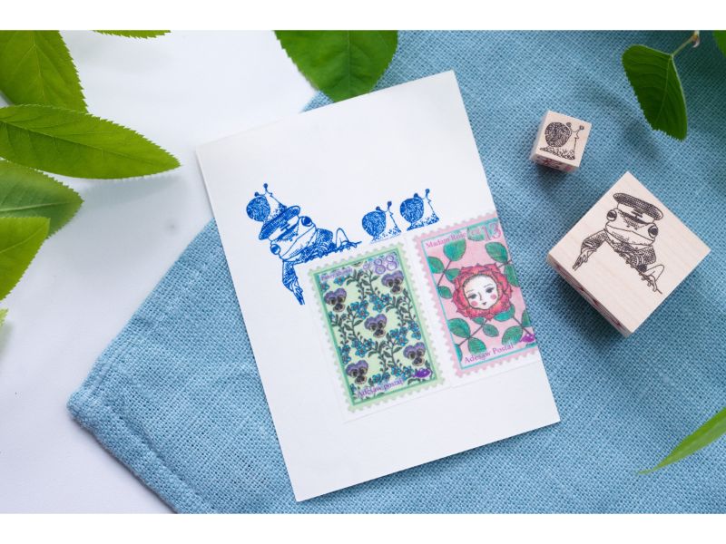 「カエルの郵便局員＆でんでん虫」セット