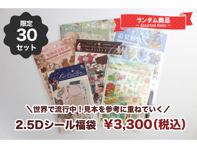 世界で流行中！2.5Dシール 福袋