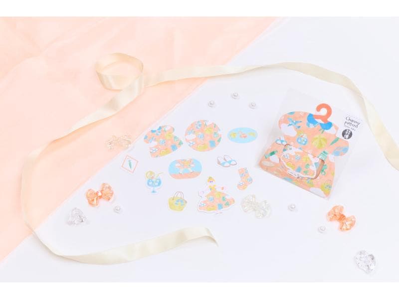 文具女子博オリジナルCharmy patternフレークシール トーキョー2026柄