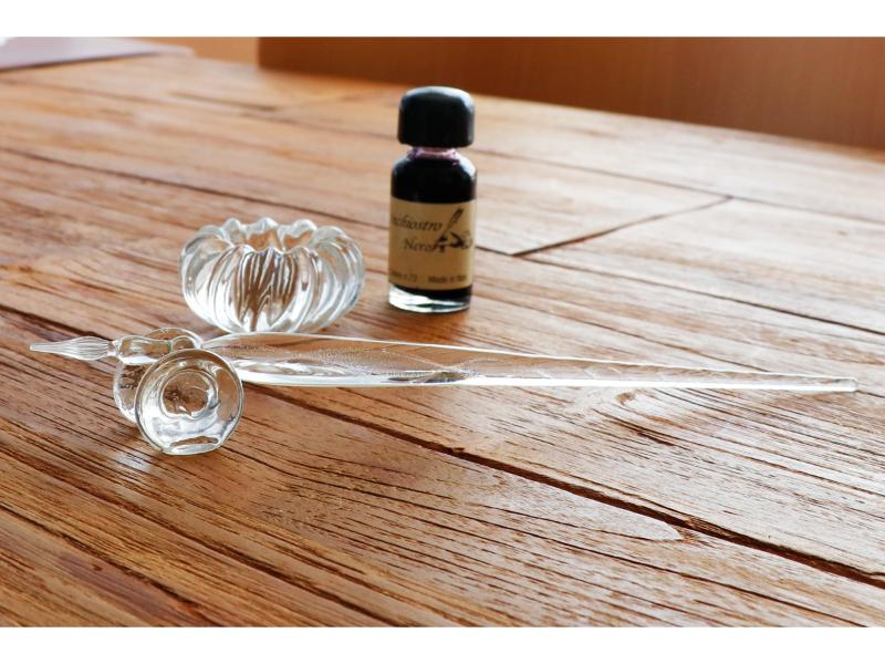 【ノベルティ付】ガラスの魅力たっぷり！ヴェネチアン・ガラスペン満喫セット