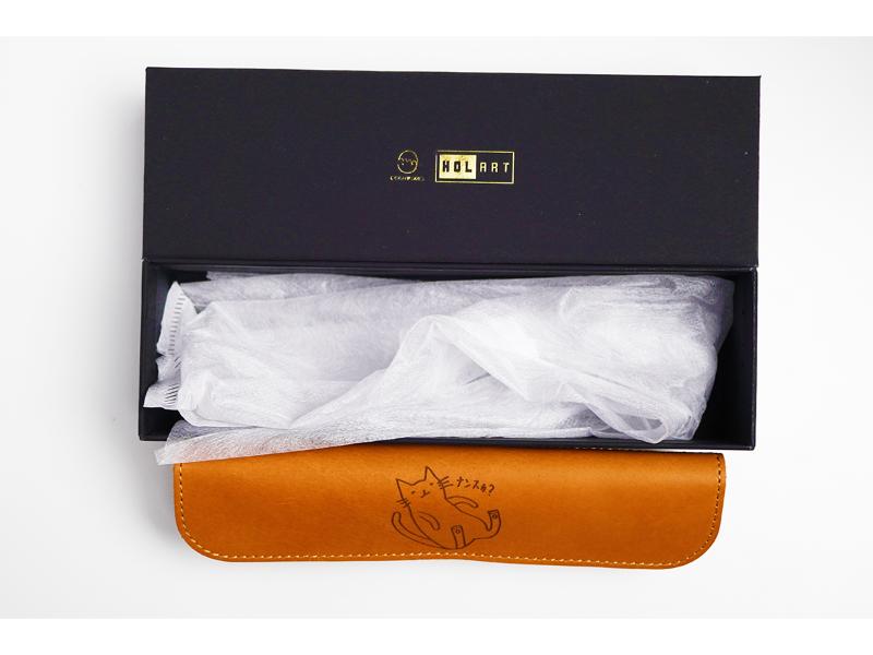 HOLART　本革ロールペンケース「ナンスカ？」