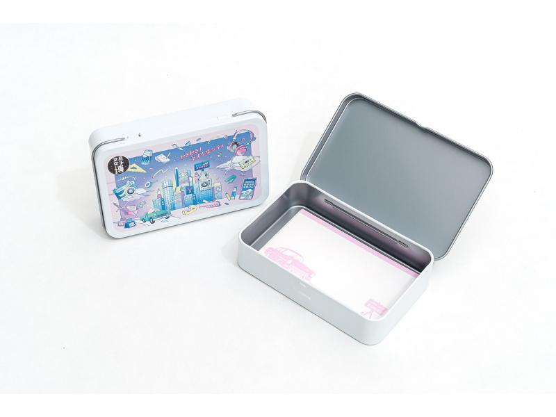 オリジナルメモ缶~ネオ文具シティ~