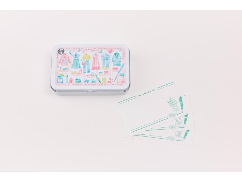 オリジナルメモ缶~文具コーデ~