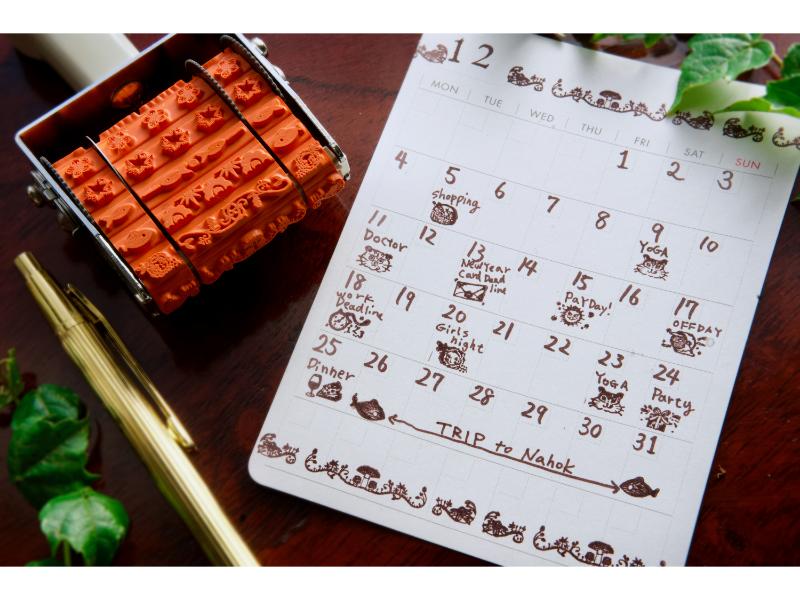 A＆A手帳デコルーレットスタンプ