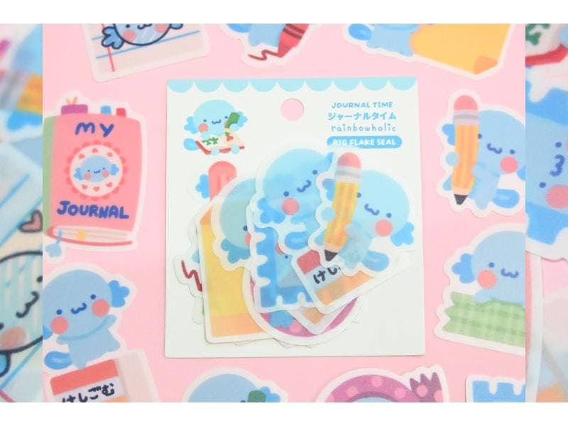 Rainbowholic x Mr. Oopa ジャーナルタイムビッグフレークシール