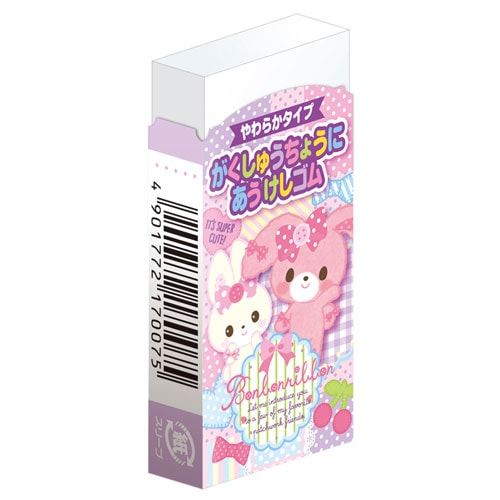 ☆2016年新入学アイテム☆ 【キャラクターステーショナリー】　ぼんぼんりぼん ケシゴム