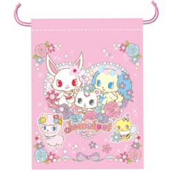 【キャラクターステーショナリー】　ジュエルペット　きんちゃく袋L