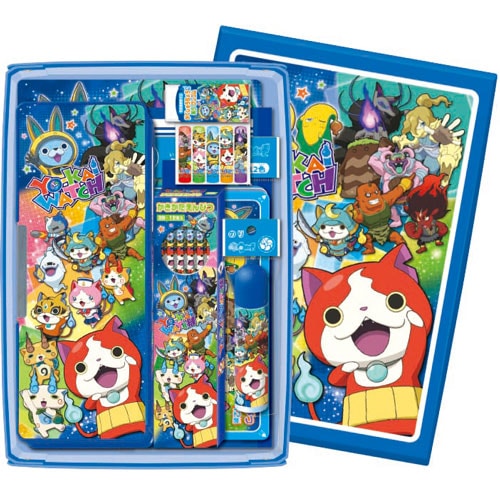 ☆2016年度新入学アイテム☆ 【名入れ無料】 キャラクターの魅力満載 妖怪ウォッチ ギフト文具セットL