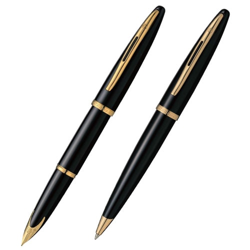 まるで海原をすべり行く船のように繊細で優美なライン ウォーターマン カレン ブラック・シーGT 万年筆・ボールペンセット