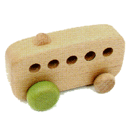 木のぬくもりと丸みをおびたシンプルな木の乗り物 WOODY PUDDY ウッディカーズ・トレイン-2