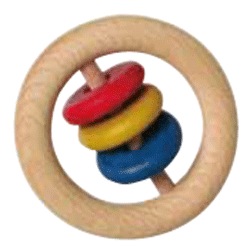 小さな手を動かして遊んでいた赤ちゃんが最初に触れるおもちゃ　ケーファ社　リングラトル・小