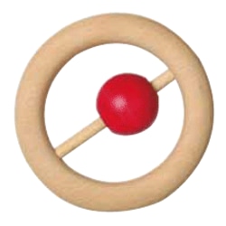 小さな手を動かして遊んでいた赤ちゃんが最初に触れるおもちゃ　ケーファ社　クーゲルリング