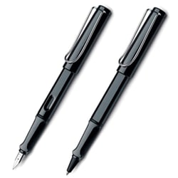 LAMY サファリ 万年筆・ローラーボール 2本セット ロングセラー 名入れ プレゼント お祝い 人気 記念品