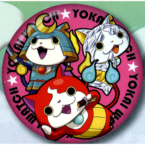 かわいい丸缶に入った【めもかん】ビバリー 妖怪ウォッチ・ピンク Mk