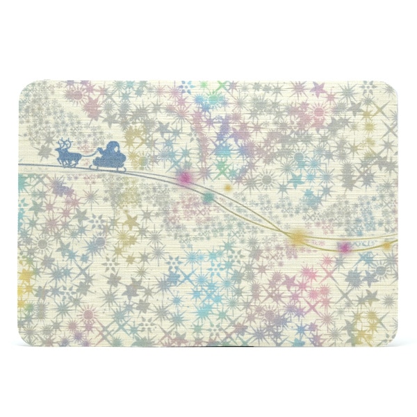 【ネコポス便可】新感覚。ふすま地を使ったマウスパッド〈基本柄〉0614 サンタクロース